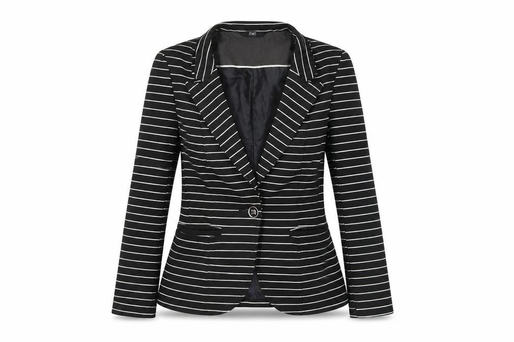 Womens UK Size 8 F&F Regular Black Blazer