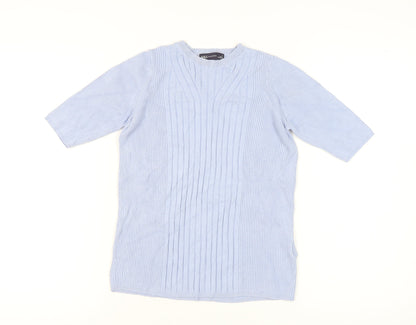 Womens UK Size M Marks and Spencer Blue Pullover Jumper