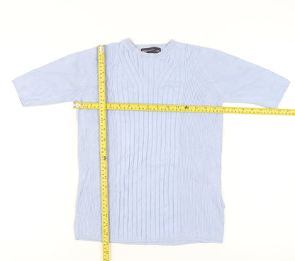 Womens UK Size M Marks and Spencer Blue Pullover Jumper