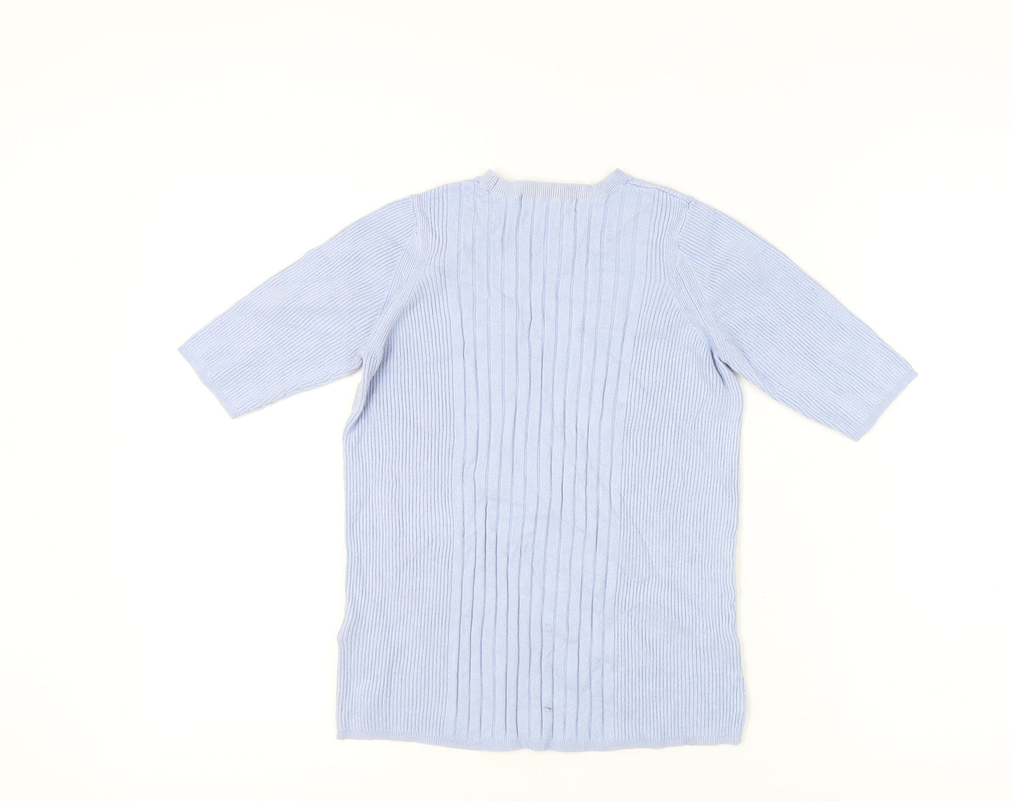 Womens UK Size M Marks and Spencer Blue Pullover Jumper