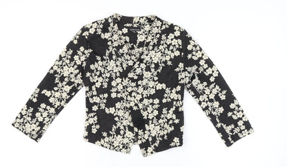 Womens UK Size 6 Warehouse Black Blazer