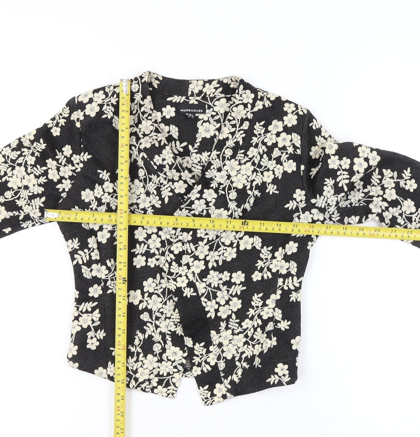 Womens UK Size 6 Warehouse Black Blazer