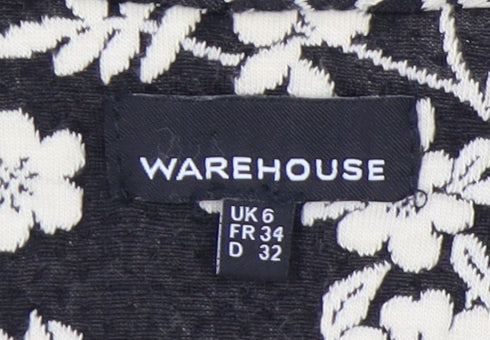 Womens UK Size 6 Warehouse Black Blazer