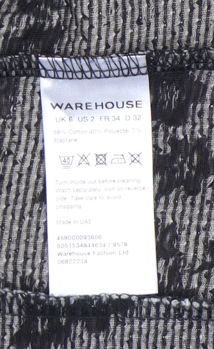 Womens UK Size 6 Warehouse Black Blazer