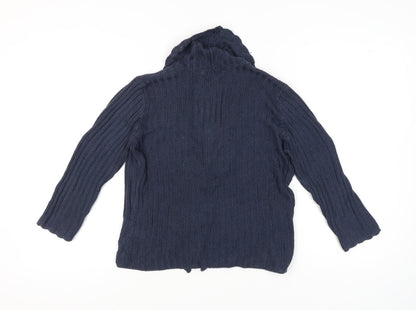 Womens UK Size S M&Co. Blue Cardigan Jumper