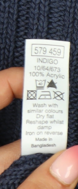 Womens UK Size S M&Co. Blue Cardigan Jumper