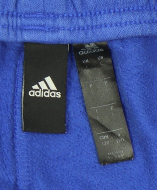 Adidas Women’s Blue Jogger Trousers L Sports Activewear