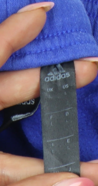 Adidas Women’s Blue Jogger Trousers L Sports Activewear