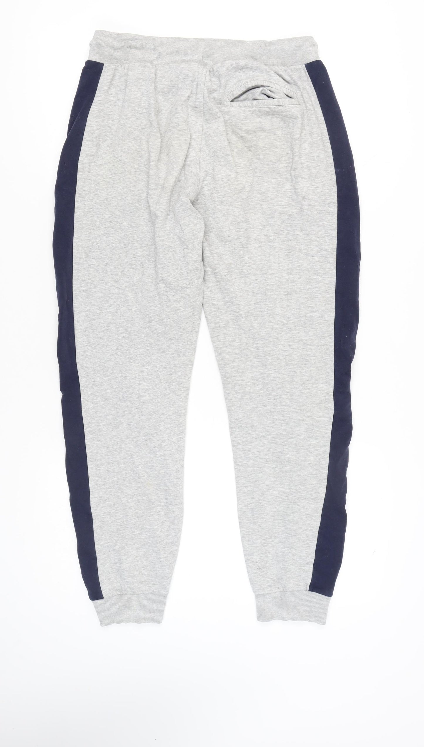 Fila Men’s Grey Sweatpants L Regular Fit Tapered Leg Casual Pants