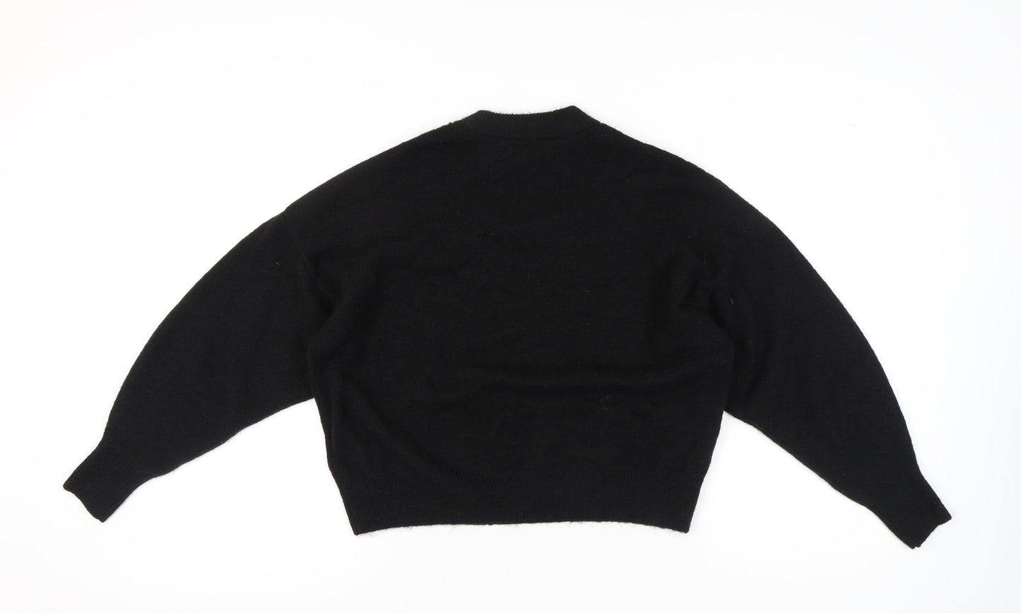 Womens UK Size S H&M Black Pullover Jumper