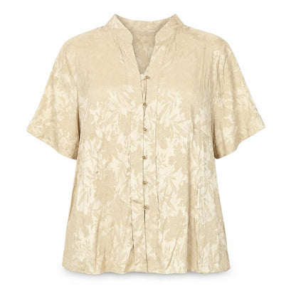 Womens UK Size 20 Marks and Spencer Beige Basic Button-Up
