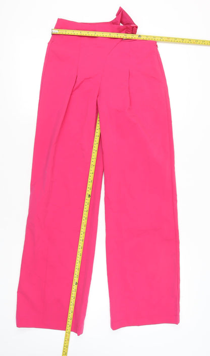 Womens UK Size 4 COLLUSION Regular Fit  Pink Trousers