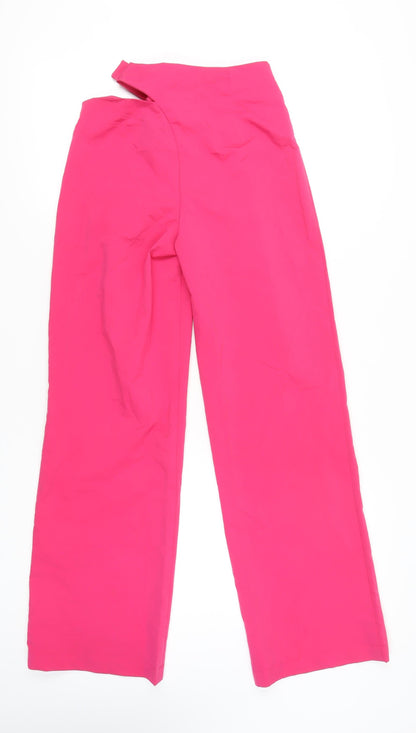 Womens UK Size 4 COLLUSION Regular Fit  Pink Trousers