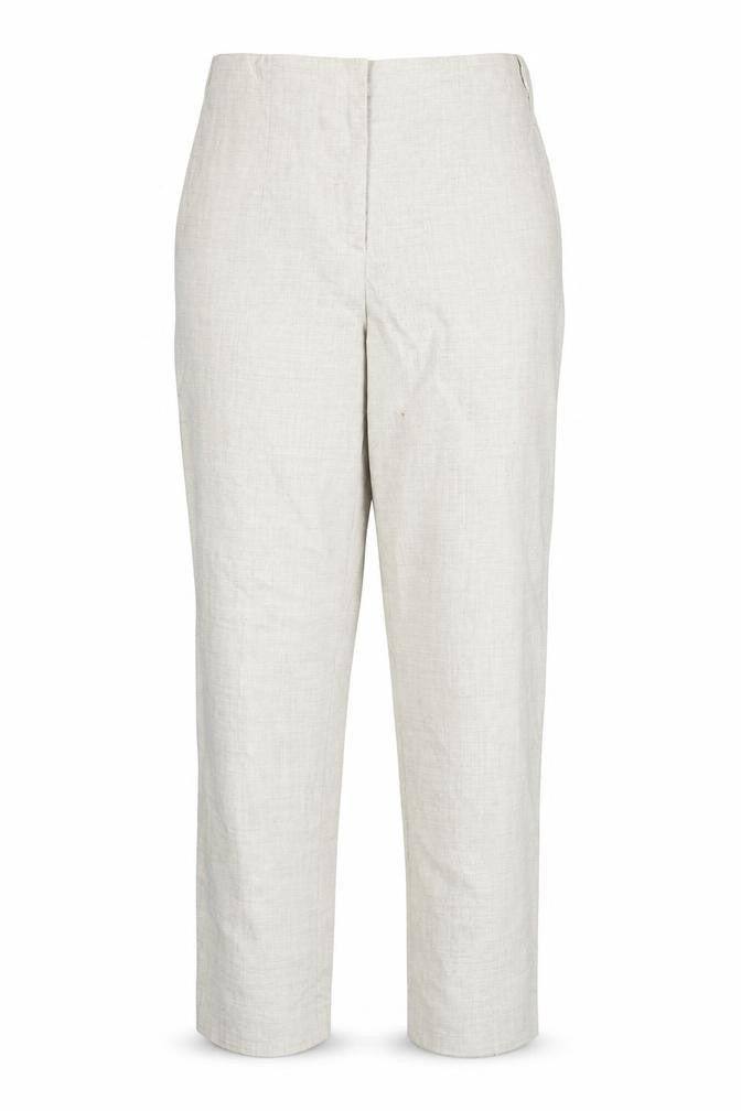Womens UK Size 16 H&M Regular Fit Casual Workwear Beige Trousers