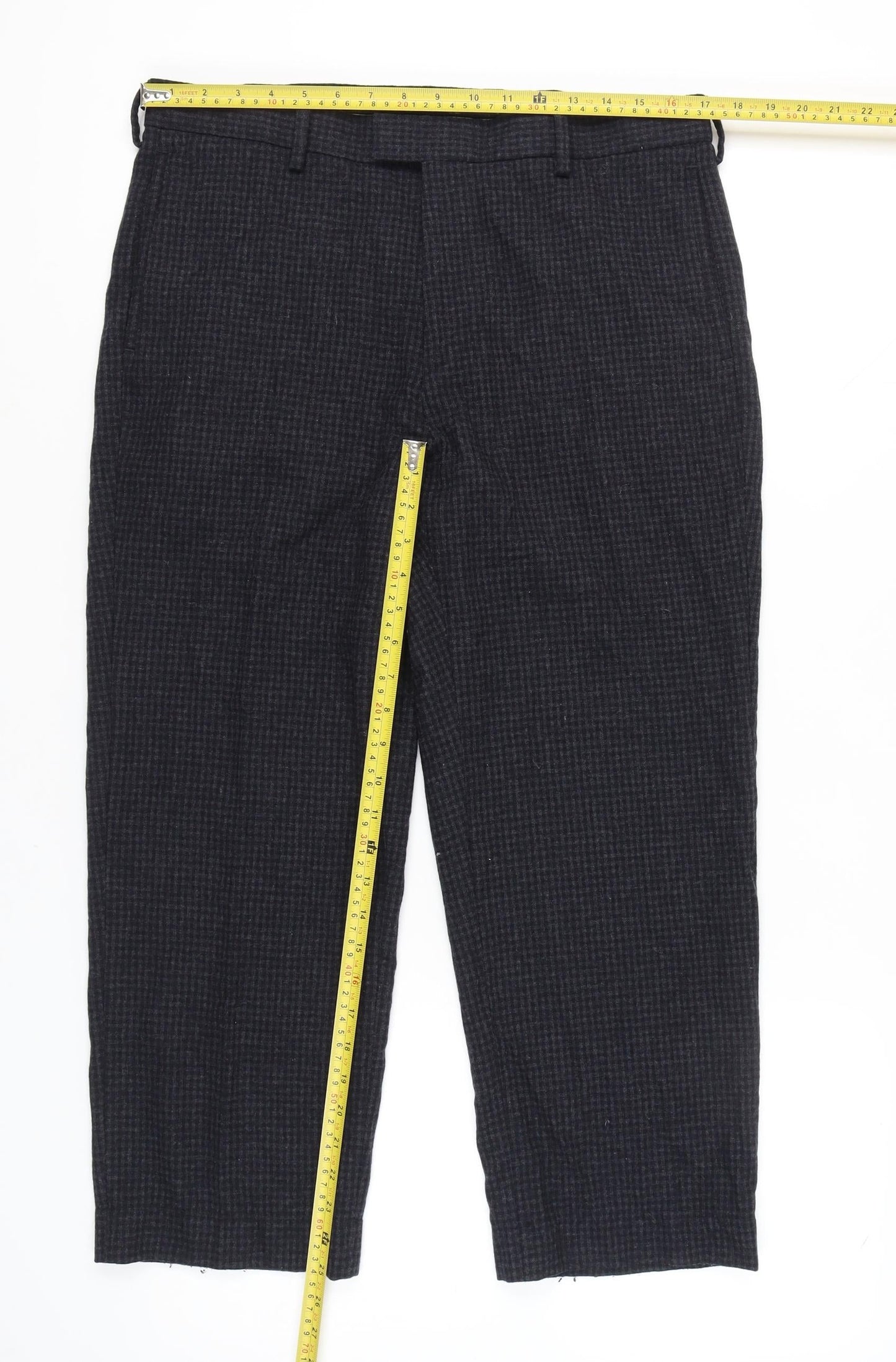 Womens UK Size 34 Marks and Spencer Regular Fit Dress Pants Grey Trousers