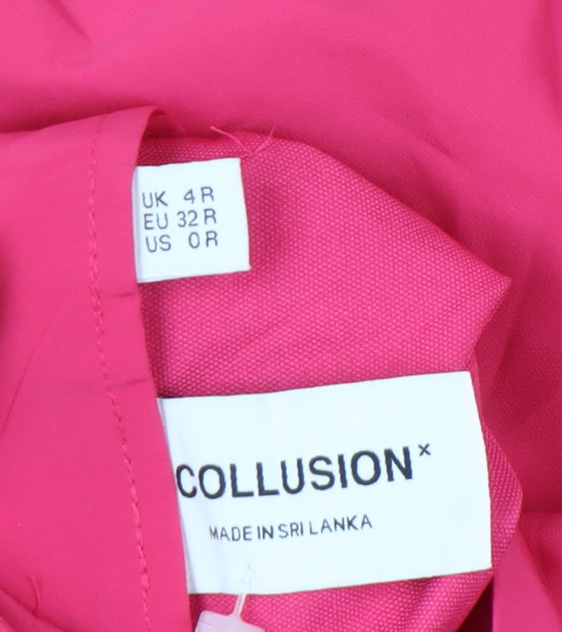 Womens UK Size 4 COLLUSION Regular Fit  Pink Trousers