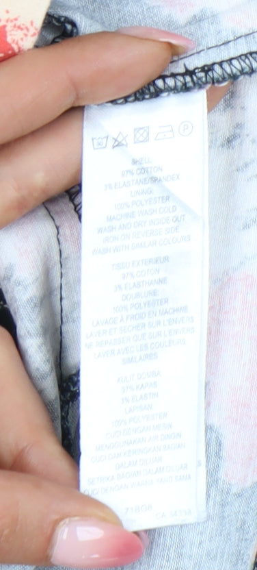 French Connection Women’s Multicoloured Sheath Dress Size 6 Sleeveless