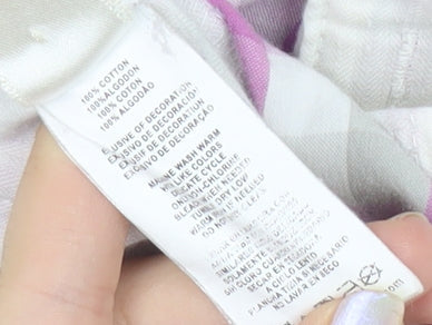 Original Penguin Men's Pink Check Chino Shorts Size 36 Cotton Regular Fit