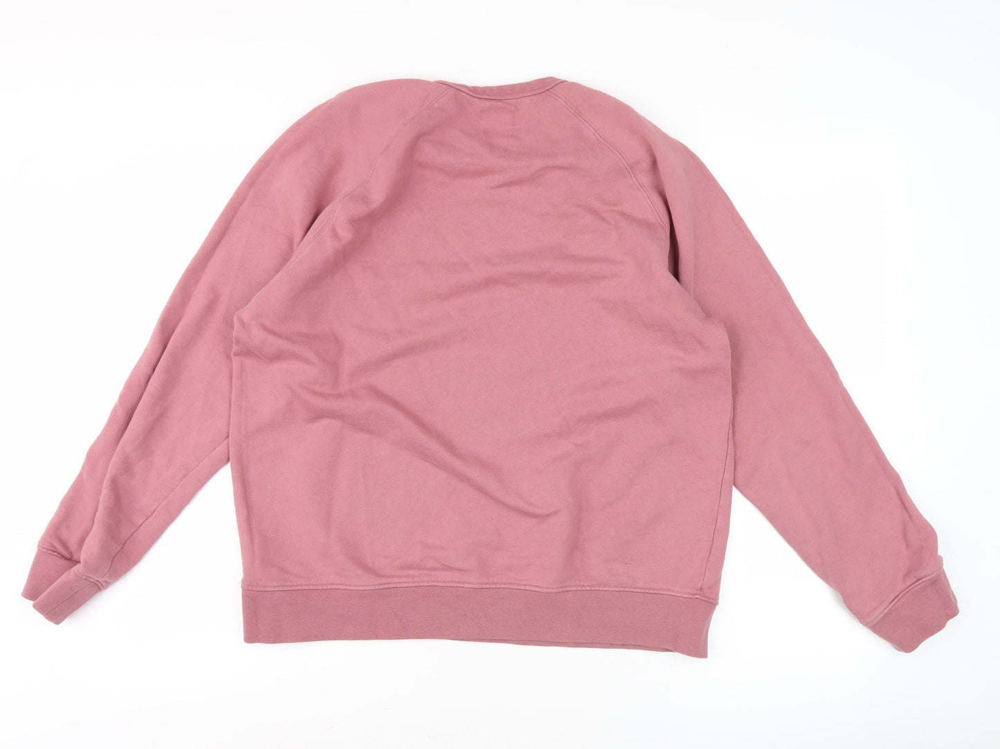 Mens UK Size M Marks and Spencer Pink Pullover Sweatshirt
