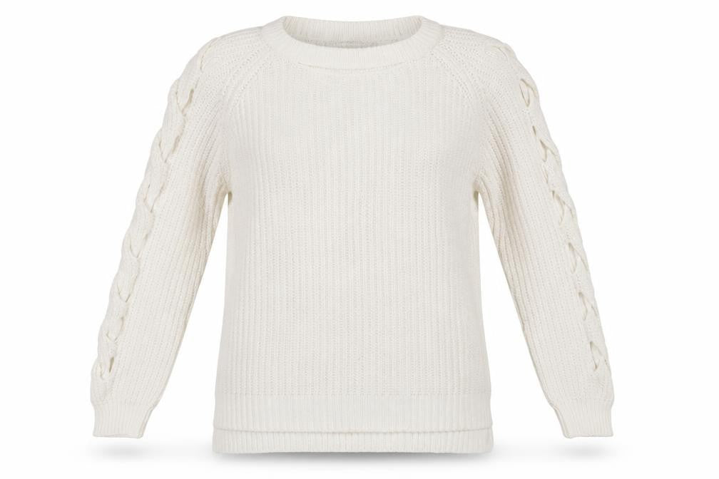 Womens UK Size 6 River Island Ivory Pullover Jumper