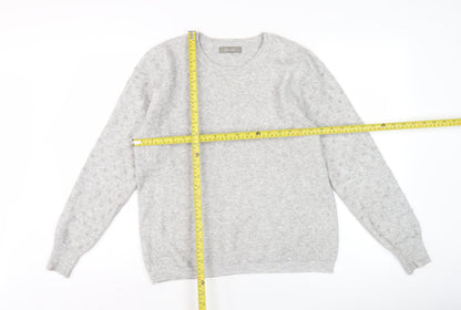 Womens UK Size L Oasis Grey Pullover Jumper