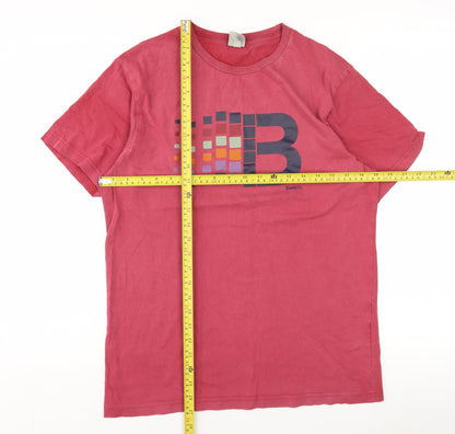 Mens UK Size M Bench Red  T-Shirt