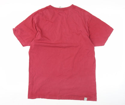 Mens UK Size M Bench Red  T-Shirt