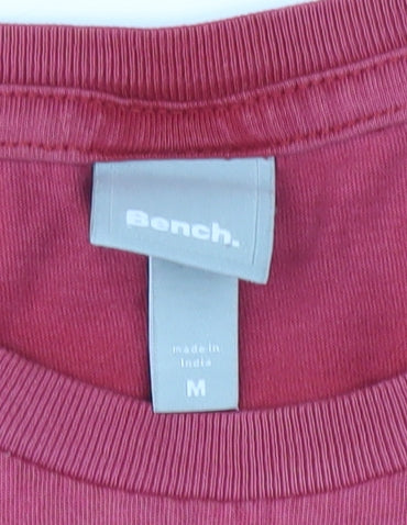Mens UK Size M Bench Red  T-Shirt