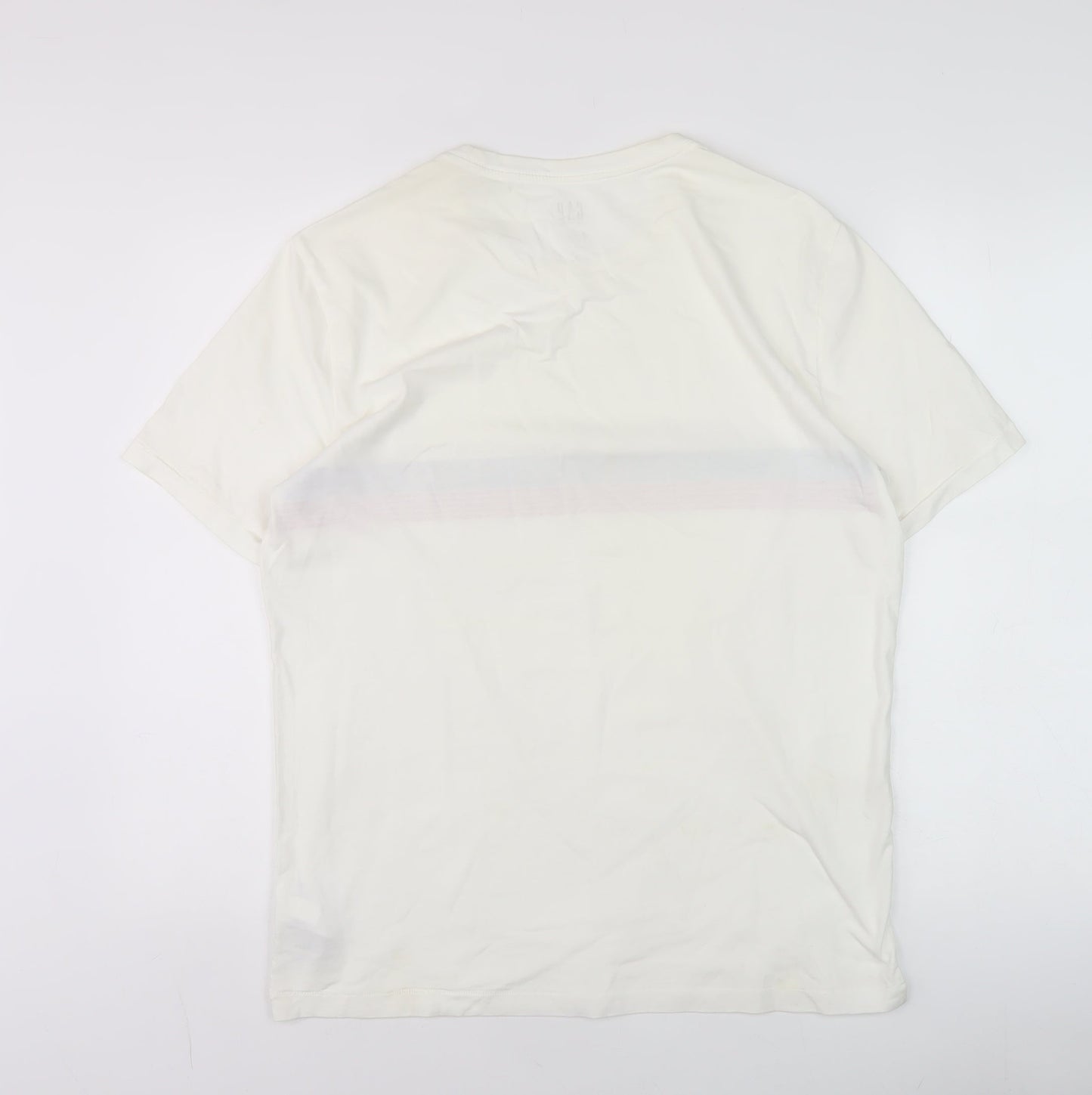 Mens UK Size M Gap White  T-Shirt