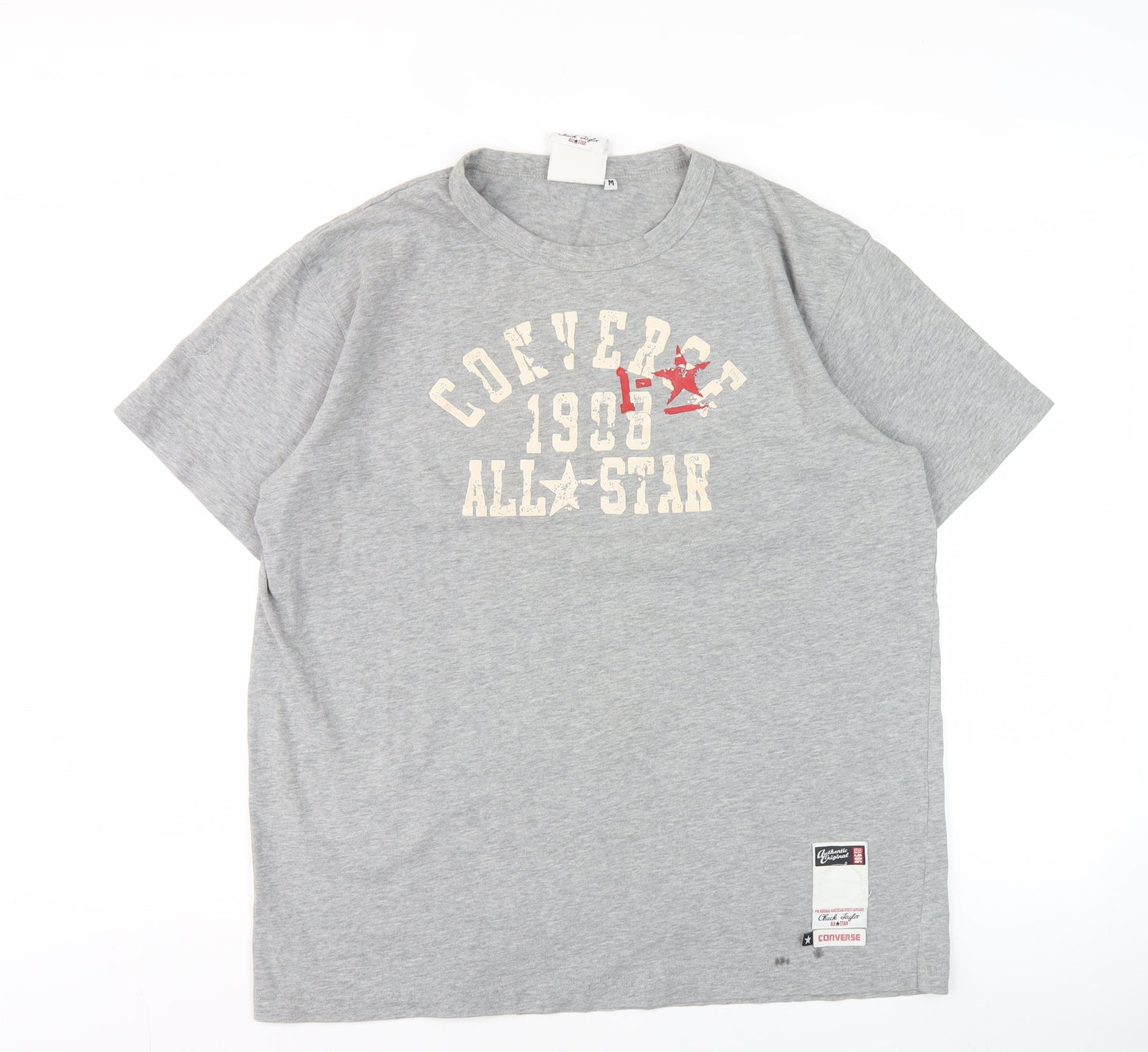 Mens UK Size M Converse Grey  T-Shirt