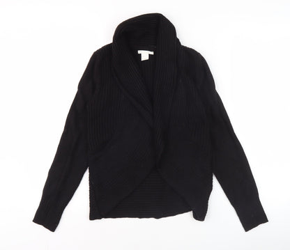 Womens UK Size S H&M Black Cardigan Jumper