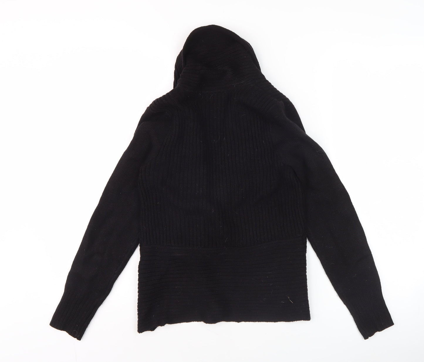 Womens UK Size S H&M Black Cardigan Jumper