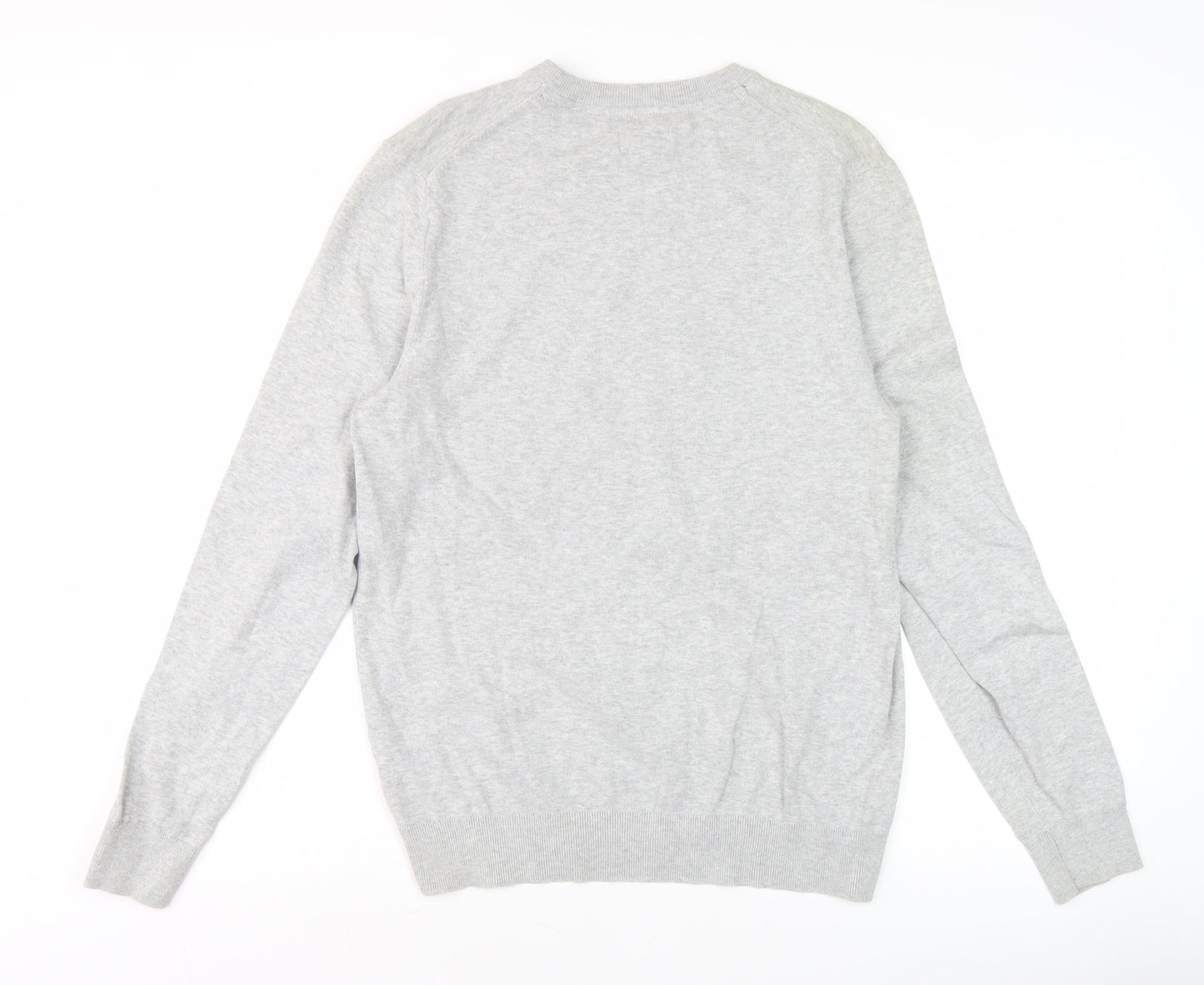 Burton Menswear London Men's Grey M Pullover Crew Neck Jumper