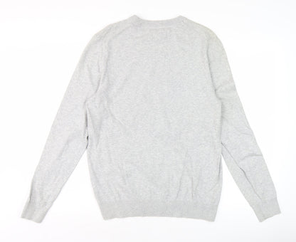 Burton Menswear London Men's Grey M Pullover Crew Neck Jumper