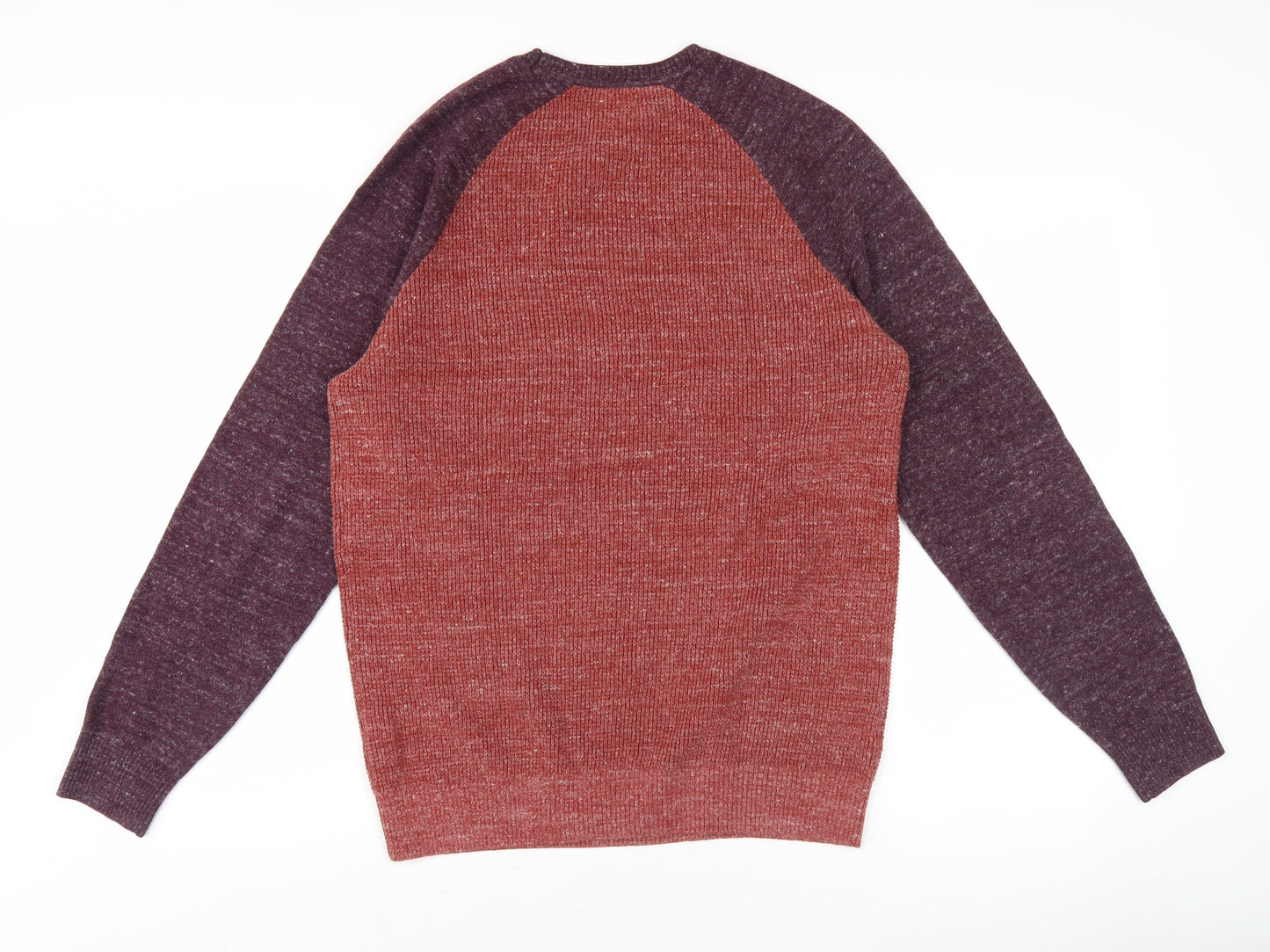 GAP Men's Red Crew Neck Pullover Jumper Size S Cotton Blend Knit