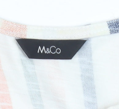 Womens UK Size 16 M&Co Multicoloured Camisole Tank