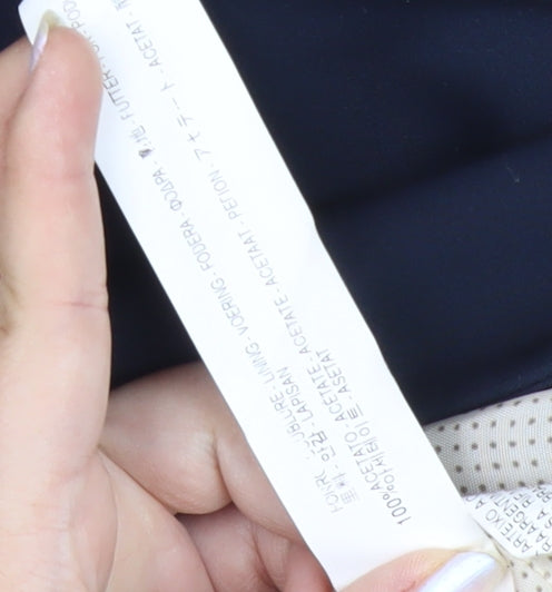 Zara Basic Women's Blue L Notch Lapel Slim Fit Blazer Jacket