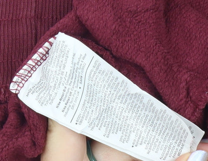 Nike Men's Red Fleece Jogger Trousers Size S Regular Fit Autumn Winter