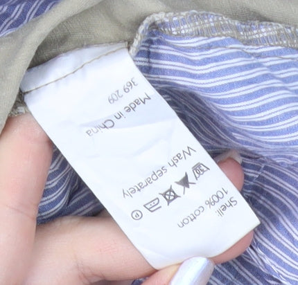 John Lewis Men Beige Chino Trousers 36in Waist Regular Fit Straight Leg