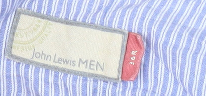 John Lewis Men Beige Chino Trousers 36in Waist Regular Fit Straight Leg