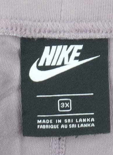 Nike Women’s Purple 3XL Leggings Plus Size Gym Yoga Activewear