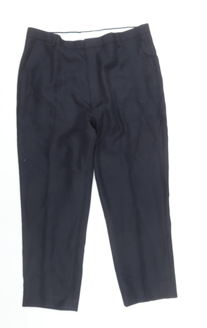 Mens UK Size 38 Chums  Dress Pants Black Trousers