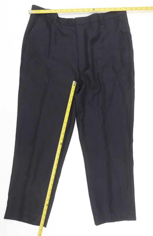 Mens UK Size 38 Chums  Dress Pants Black Trousers