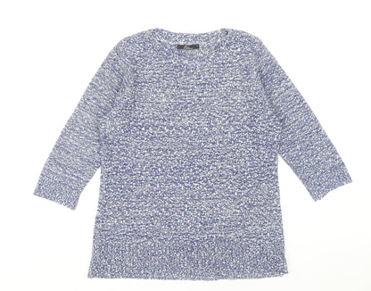 Womens UK Size M Bm collection Blue Tunic Jumper
