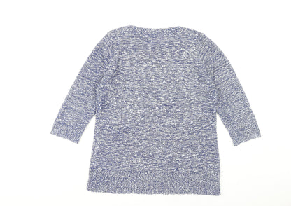 Womens UK Size M Bm collection Blue Tunic Jumper