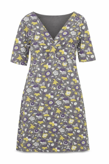 Boden Women’s Multicoloured Floral A-Line Knee Length Dress UK 10