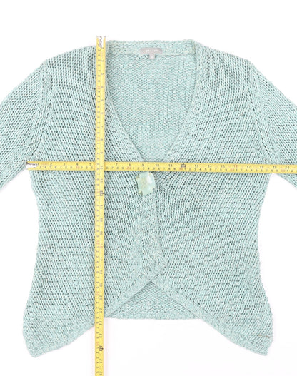 Womens UK Size M Marks and Spencer Blue Cardigan Jumper