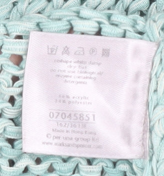 Womens UK Size M Marks and Spencer Blue Cardigan Jumper