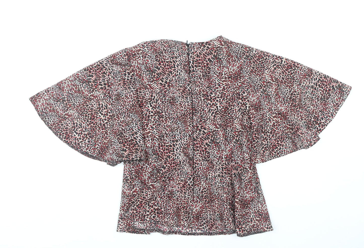 AX Paris Women’s Multicoloured Animal Print Tunic Blouse Size 12