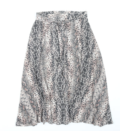 Womens UK Size 8 Topshop A-Line Chiffon Skirt